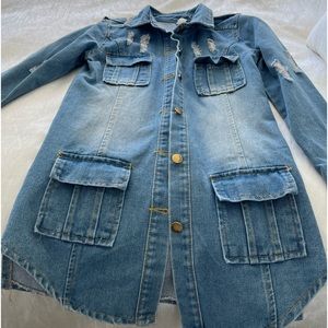 Jean jacket/top, light wash